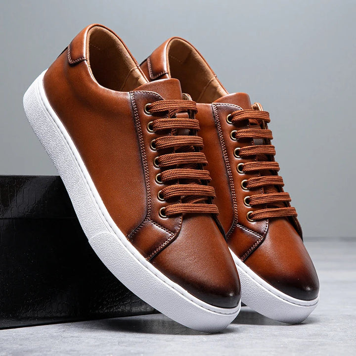 Leather Basket for Men